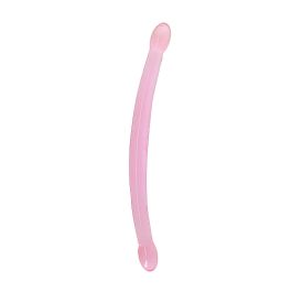 Dubbele Dildo Kristalhelder Roze Kopen Bij Sextoyland