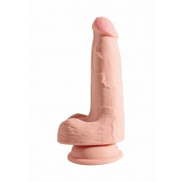 Triple Density Dildo Met Ballen 13 Cm Huidskleur Kopen Bij Sextoyland