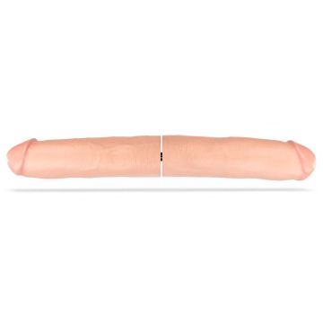 Deep R Dubbele Dildo Uncut Slim Cm Huidskleur Kopen Bij Sextoyland