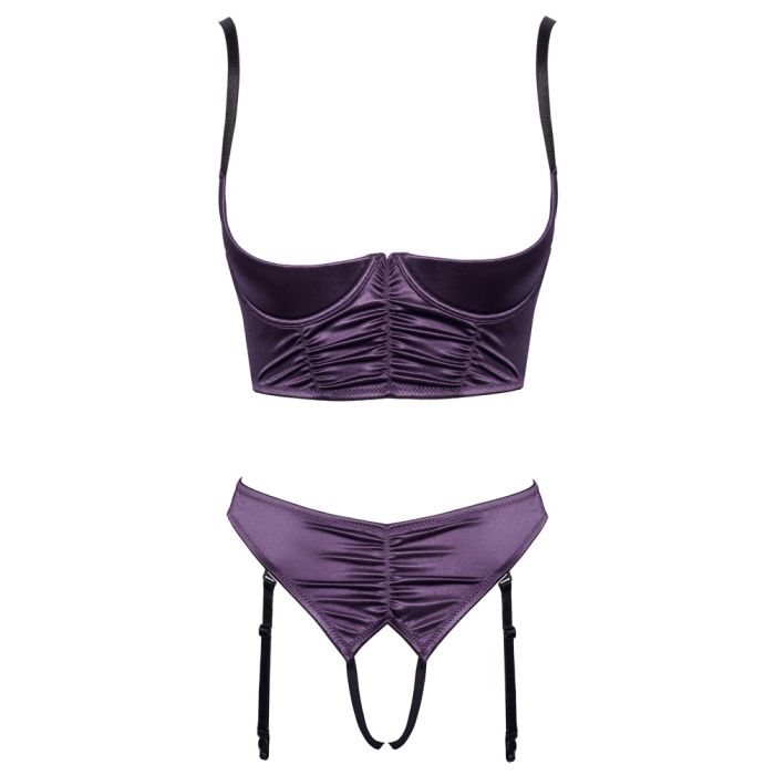 Cottelli Longline Lingerie Set Paars Sextoyland