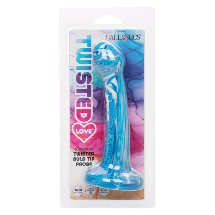 Dildo Twisted Bulb Tip Blauw Kopen Bij Sextoyland