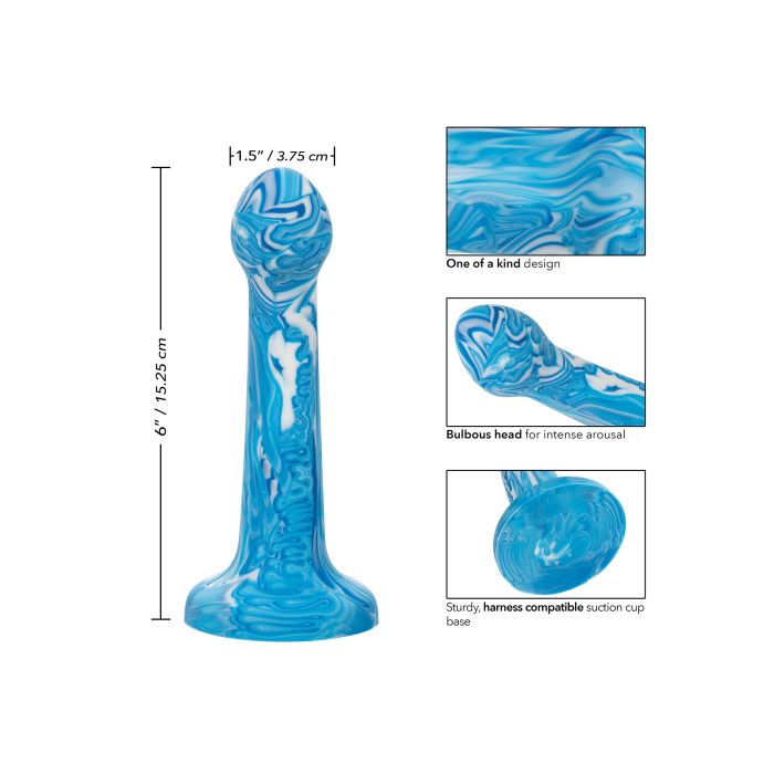 Dildo Twisted Bulb Tip Blauw Kopen Bij Sextoyland