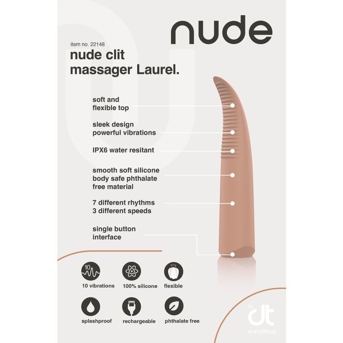 Vibrator Travel Massager Nude Laurel Kopen Bij Sextoyland
