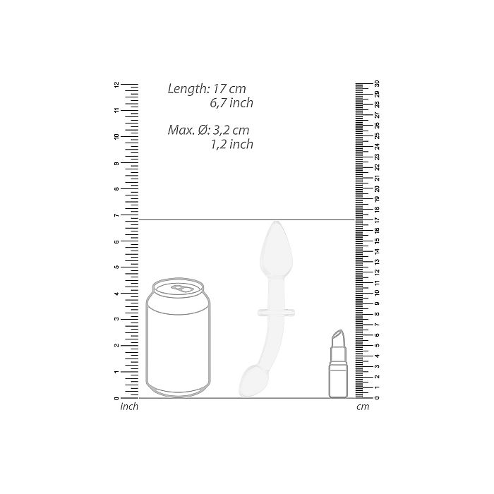 Chrystalino Glazen Dildo Doubler Wit Kopen
