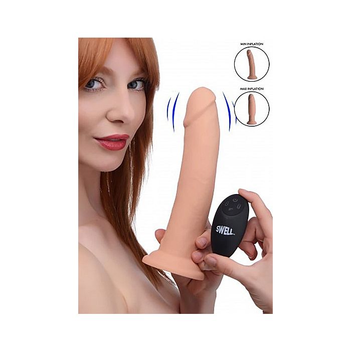 Dildo Met Opzwel Functie Huidskleur Kopen Bij Sextoyland