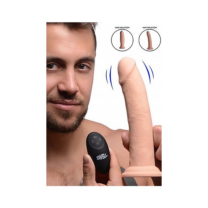 Dildo Met Opzwel Functie Huidskleur Kopen Bij Sextoyland