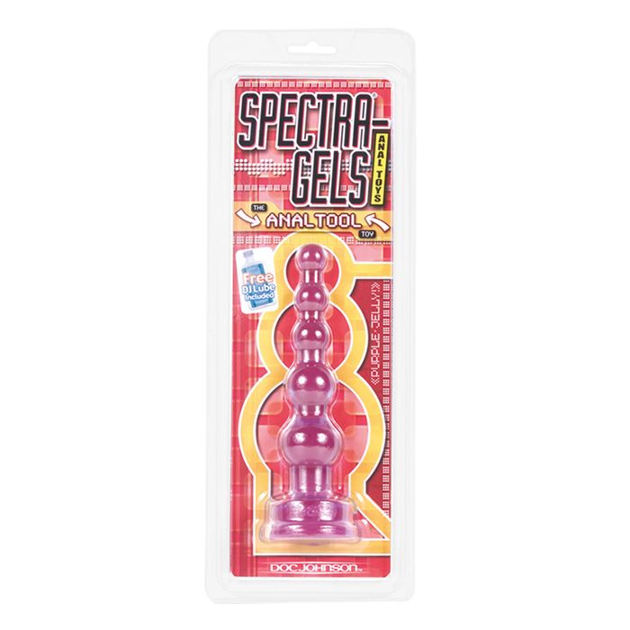 Paarse Anaal Dildo Met Kralen Kopen Bij Sextoyland