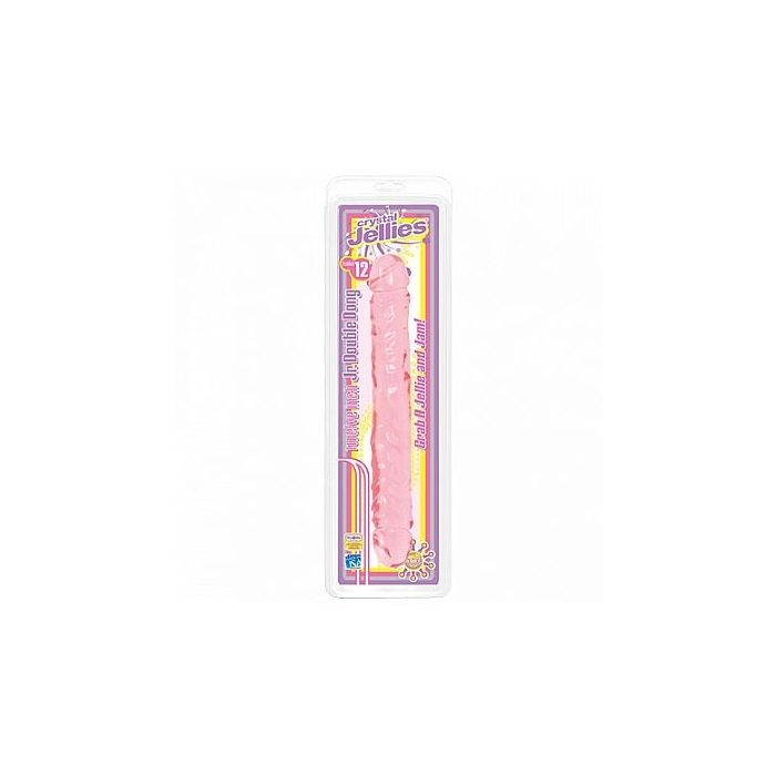 Roze Crystal Jellies Dubbele Dildo Kopen Bij Sextoyland