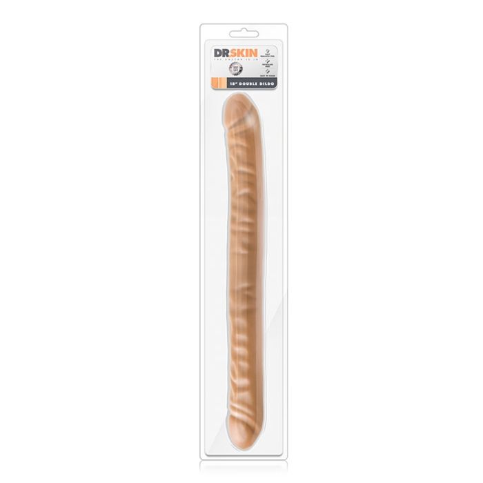Dr Skin Dubbele Dildo Cm Caramel Kopen Bij Sextoyland