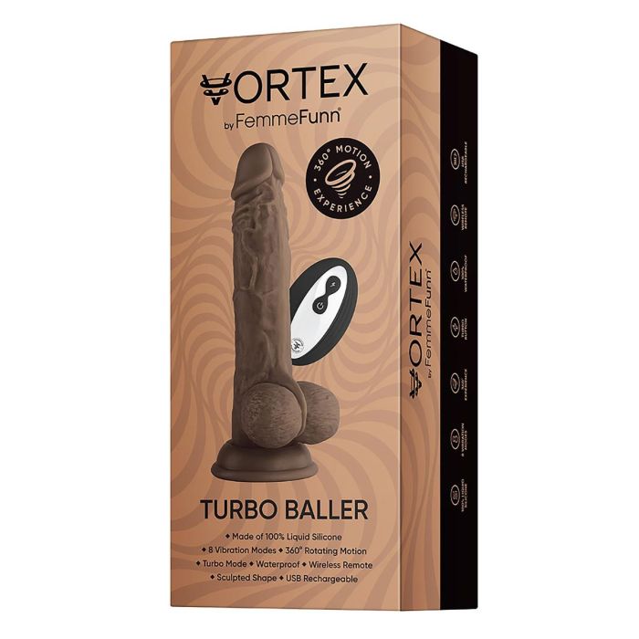 Femmefunn Draadloze Turbo Dildo Bruin Kopen Bij Sextoyland
