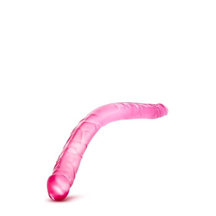 Geaderde Dubbele Dildo Roze Kopen Bij Sextoyland