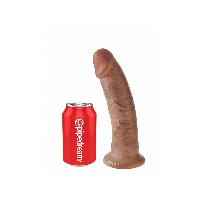 King Cock Dildo Cm Getinte Huidskleur Kopen Bij Sextoyland