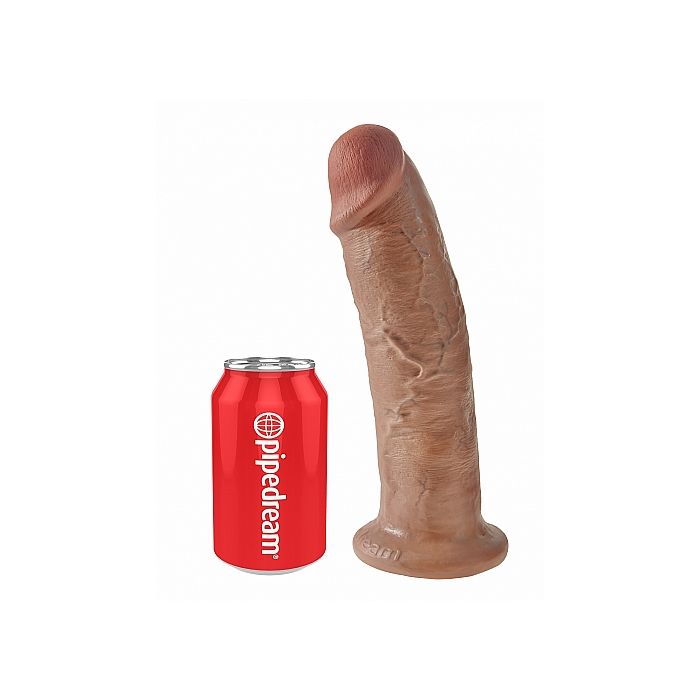 King Cock Dildo Cm Getinte Huidskleur Kopen Bij Sextoyland