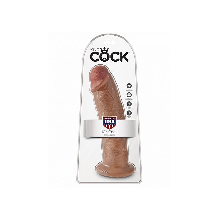 King Cock Dildo Cm Getinte Huidskleur Kopen Bij Sextoyland