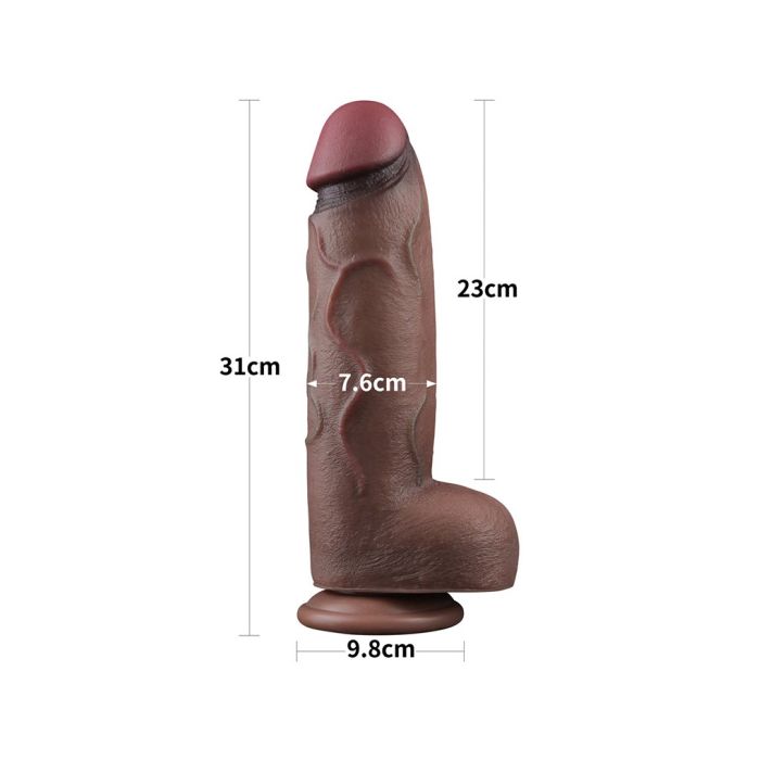 Realistische Dildo Xxl Cm Bruin Kopen Bij Sextoyland