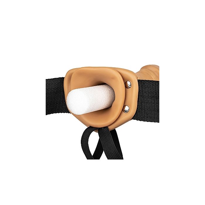 Strap On Met Holle Dildo Cm Licht Getint Kopen Bij Sextoyland