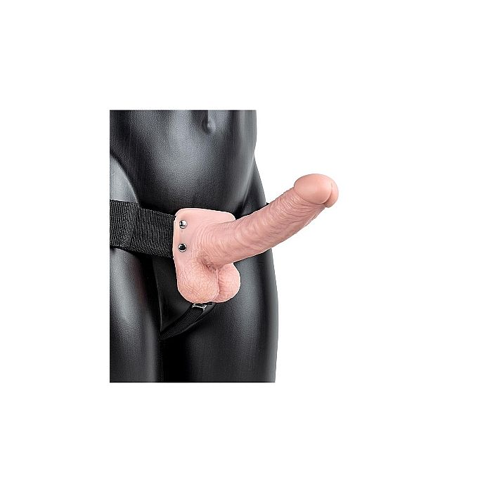 Strap On Met Holle Dildo Cm Huidskleur Kopen Bij Sextoyland