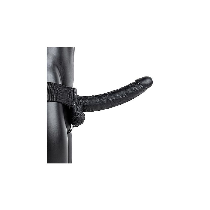 Strap On Met Holle Dildo Cm Zwart Kopen Bij Sextoyland