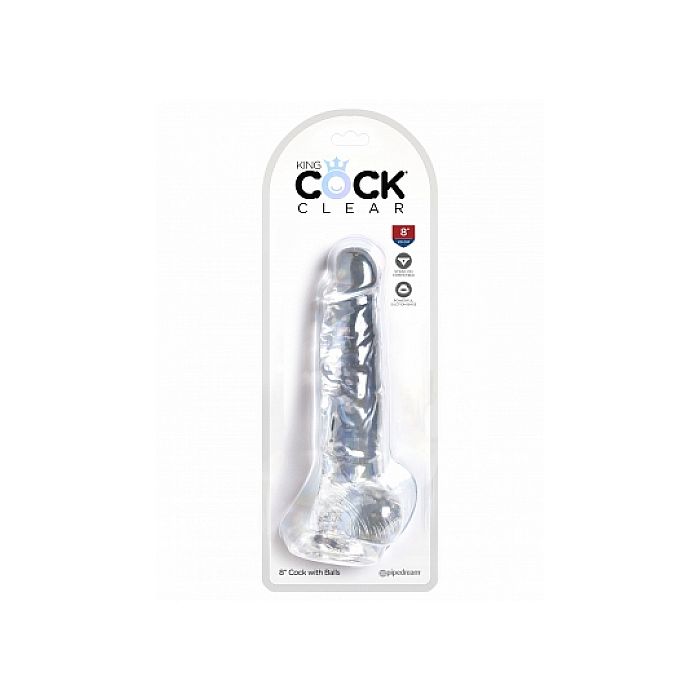 Transparante Dildo Met Ballen Cm Kopen Bij Sextoyland
