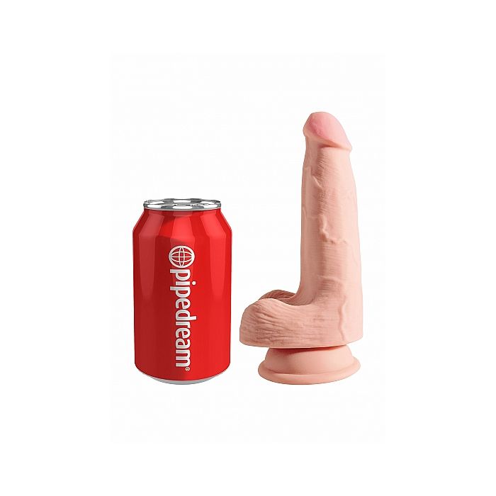 Triple Density Dildo Met Ballen Cm Huidskleur Kopen Bij Sextoyland