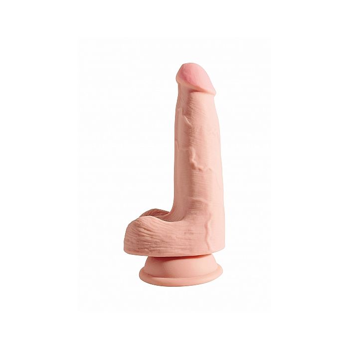 Triple Density Dildo Met Ballen Cm Huidskleur Kopen Bij Sextoyland