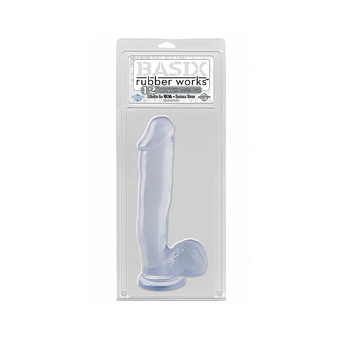 XL Dildo Met Zuignap Transparant Blauw Kopen Bij Sextoyland