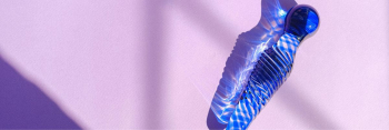 wand-dildo-blauw-glas