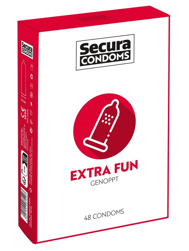 Secura Extra Fun Condooms - 48 Stuks