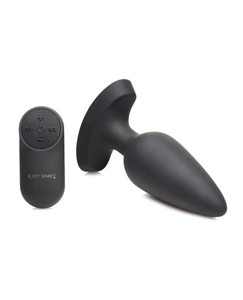 Laser Hart Buttplug met Afstandsbediening - Medium