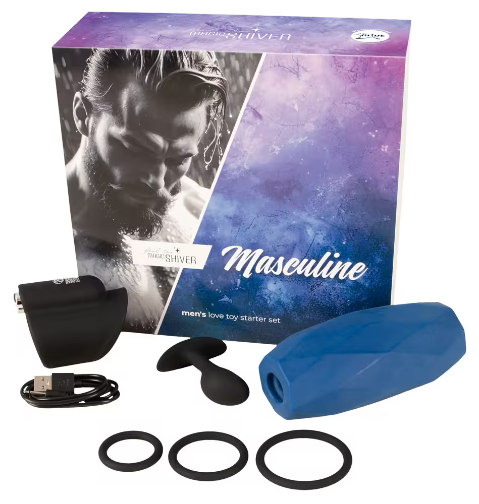 Masculine Love Toy Starter Set voor Mannen - Magic Shiver