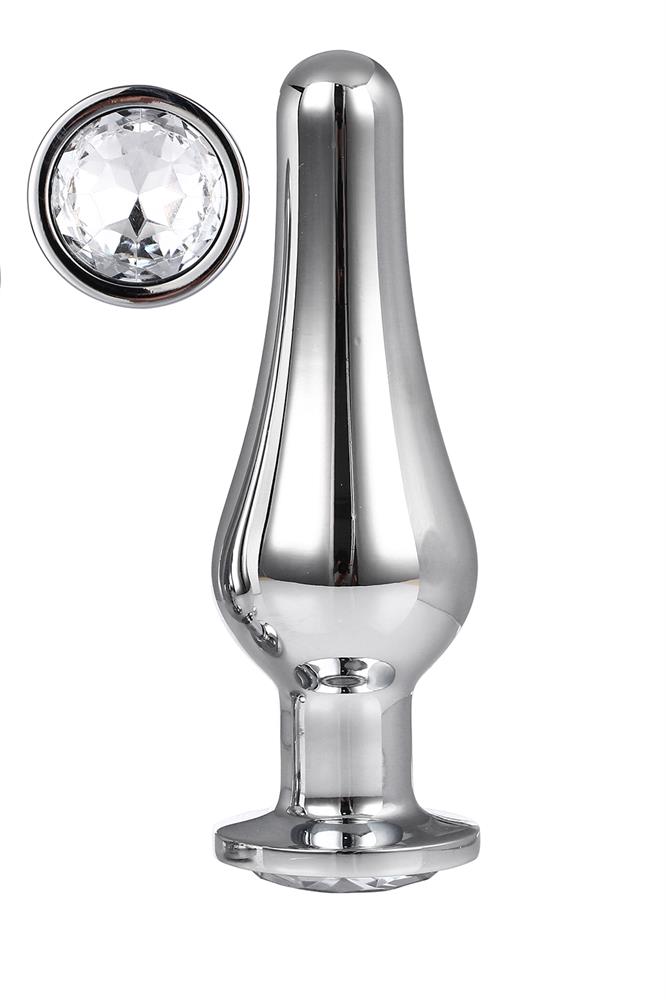 Buttplug Gleaming Love Zilver - Large