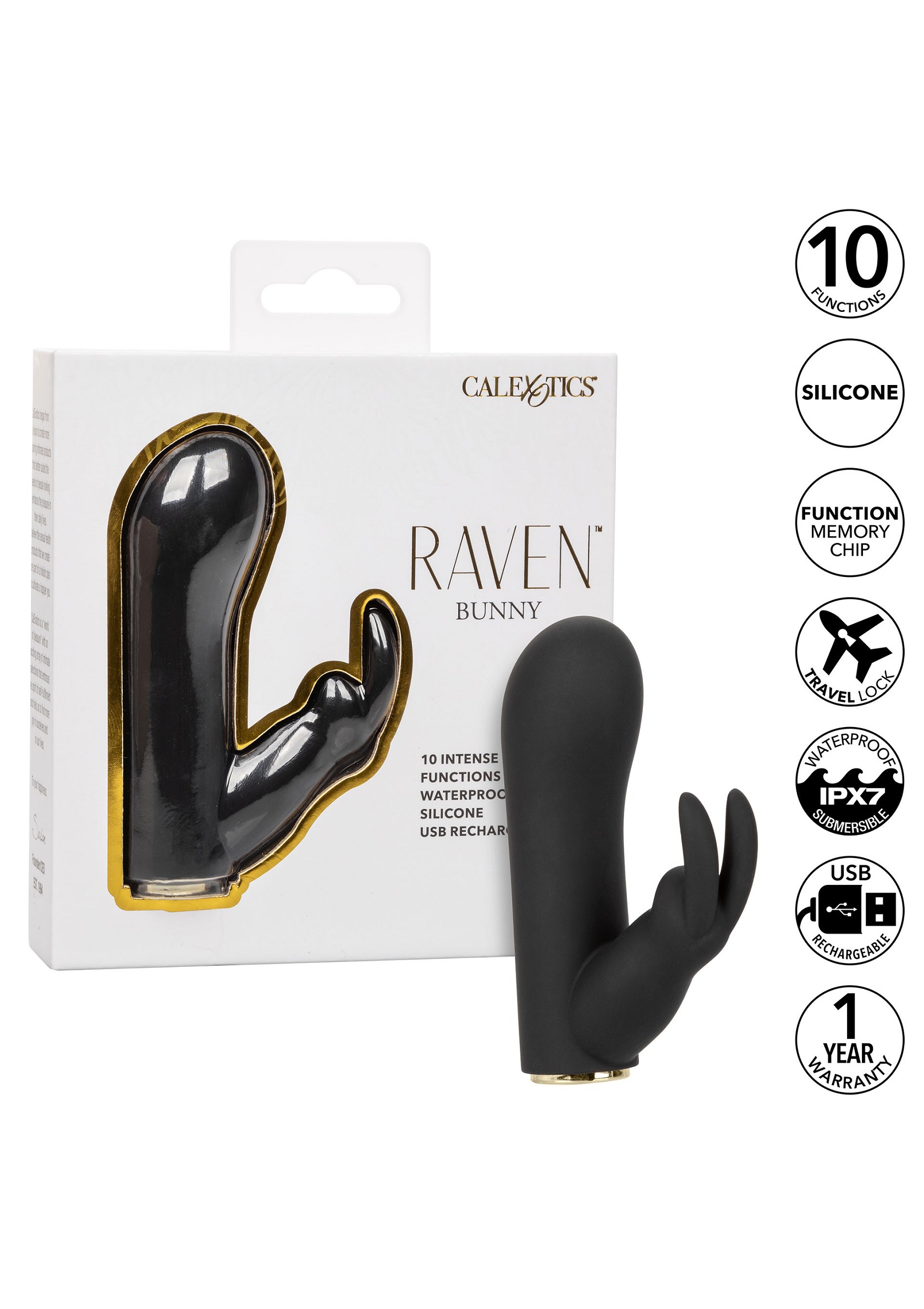 Mini Rabbit Vibrator Raven Bunny