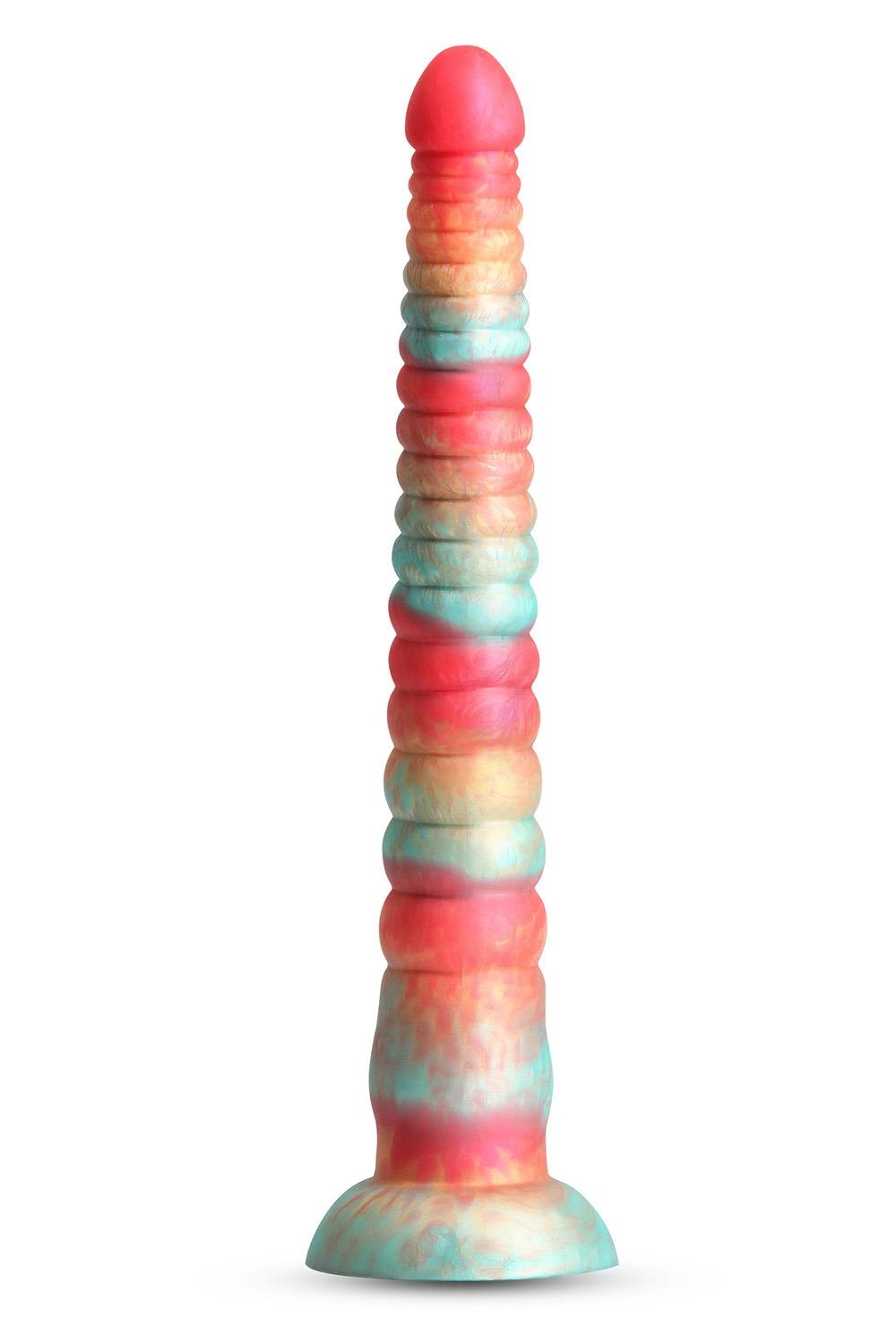 Stacked Dildo 30.6 cm - Rood/Goud