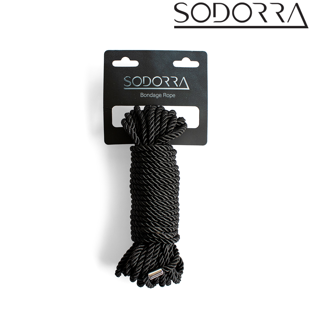 Bondage Touw SODORRA 10 meter - Zwart