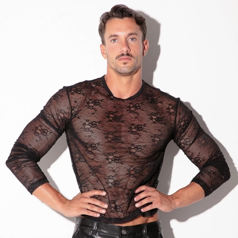 Code 22 Kanten Long Sleeve - Zwart