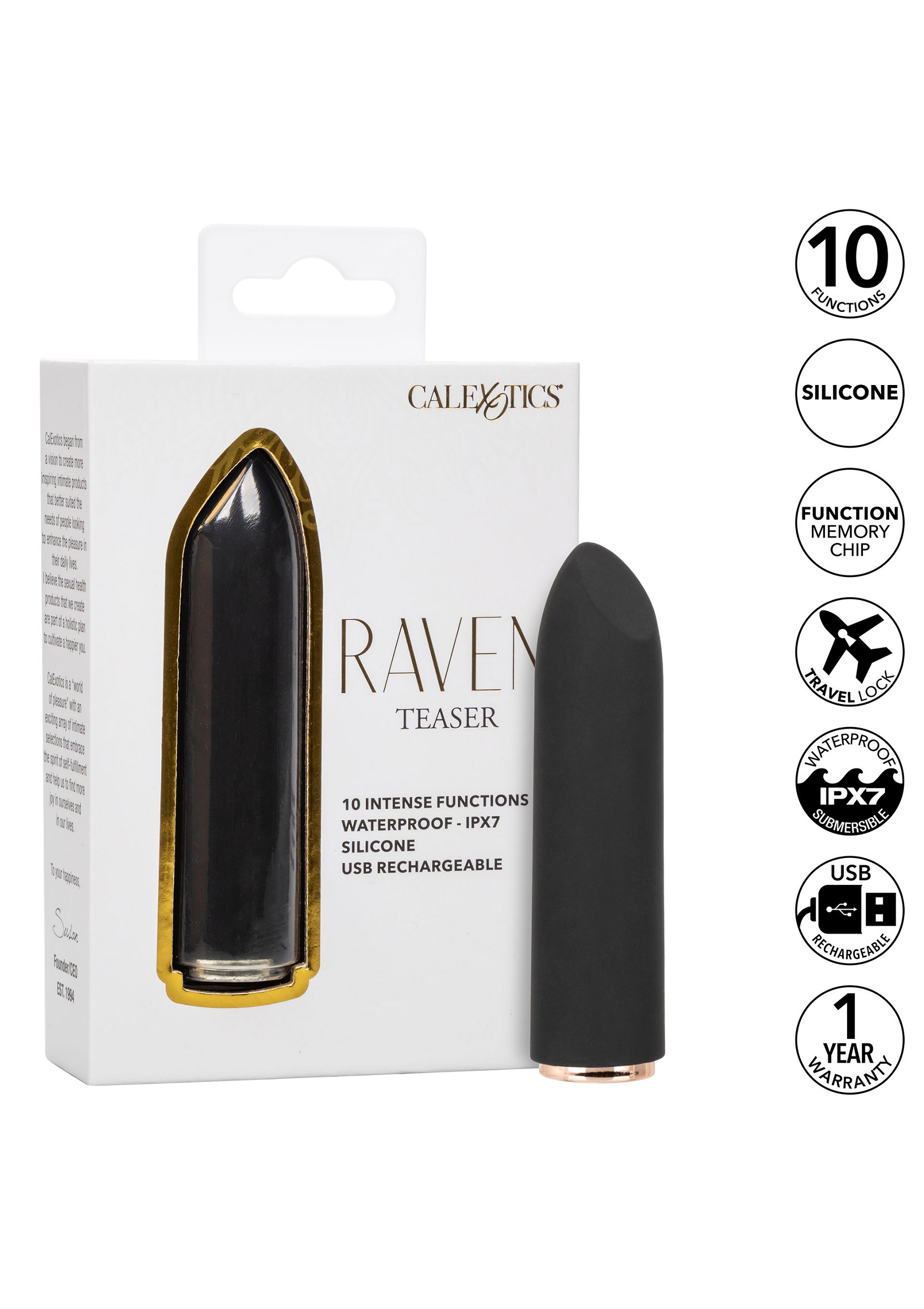 Mini Vibrator Raven Teaser