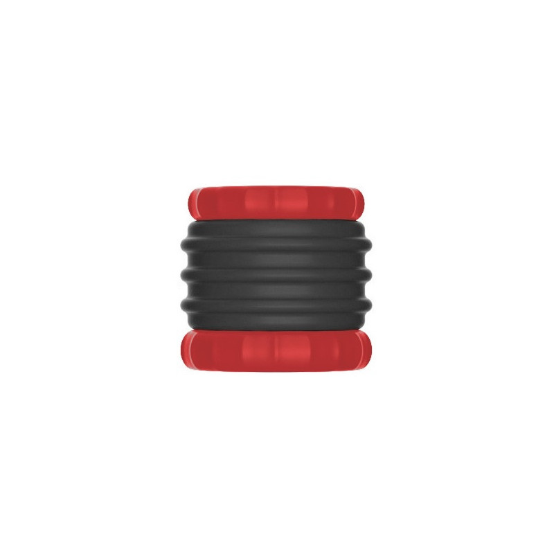 Ballstretcher Soqlo 35 mm Hoogte 5 cm Zwart/Rood