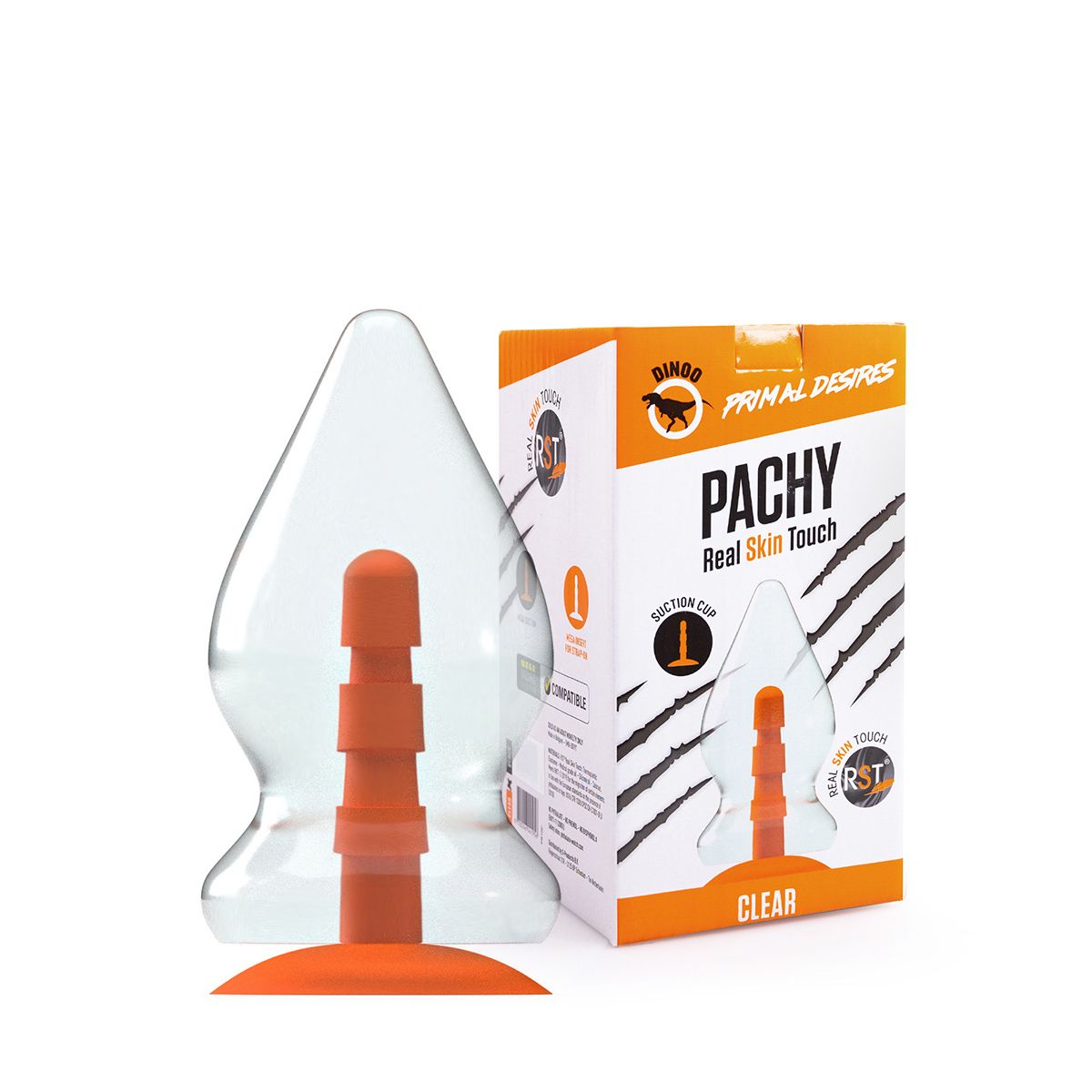 Dildo Dinoo Primal Pachy Clear