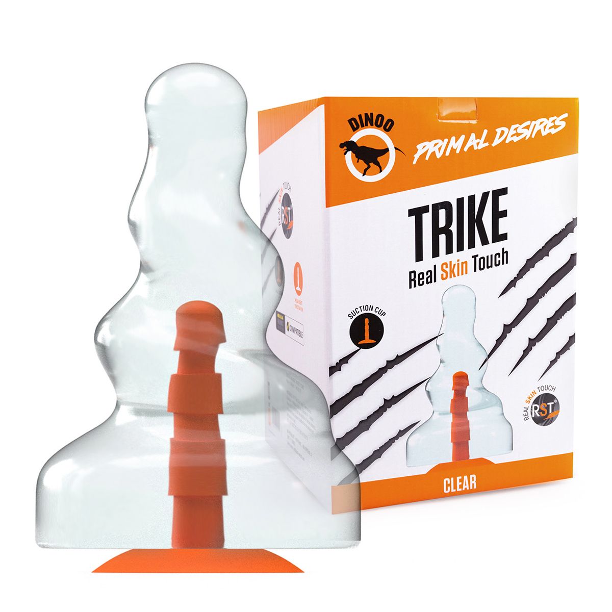 Dildo Dinoo Primal Trike Clear