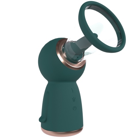 Oplaadbare Borst en Vulva Pomp Groen - Exquisite