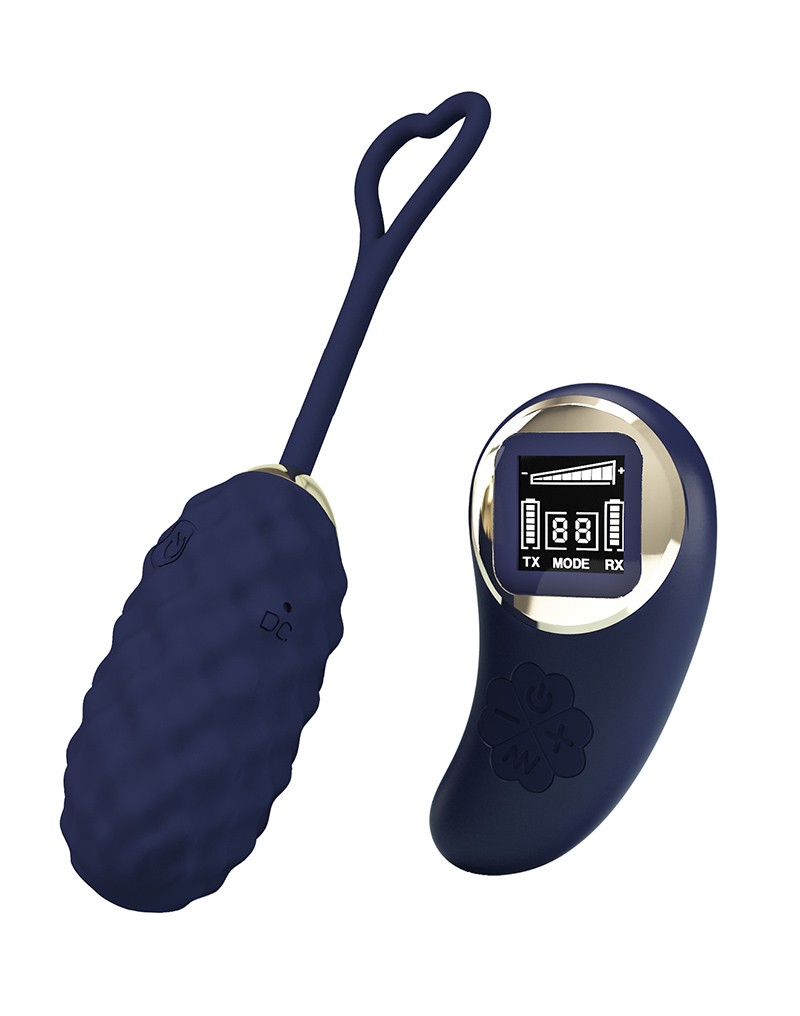 Vibrerend Ei Vivian Pretty Love - Blauw