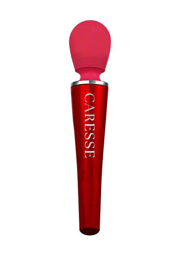 Compact Wand Vibrator CARESSE - Rood