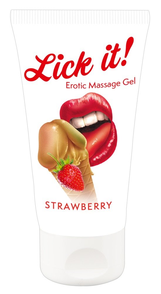 Erotisch Massage Gel Lick It - Strawberry