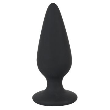 Klassieke Siliconen Buttplug - Black Velvets-L