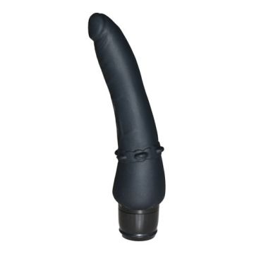 Siliconen zwarte anaal vibrator