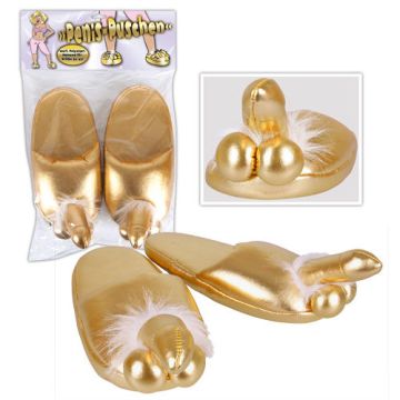 Penis Slippers Goudkleur