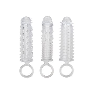 Penissleeve Textured Extension Set 3