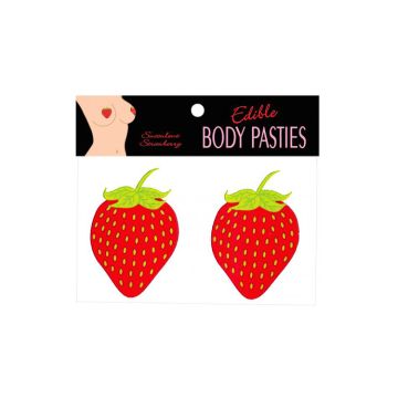 Eetbare Body Stickers - Aardbei