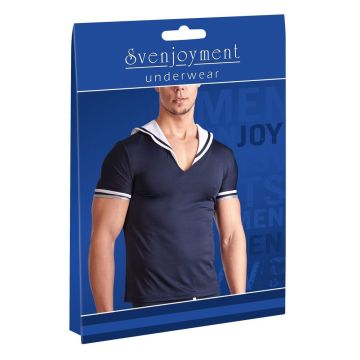 Matrozen T-shirt - Marineblauw / Wit OP=OP
