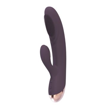 Rabbit Vibrator Dual Density Royal Fantasys Castalia - Paars